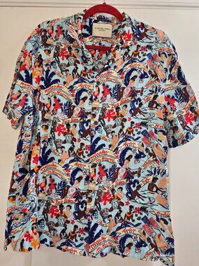 Scotch & Soda x Keoni Hawaiian Tiki Luau Shirt